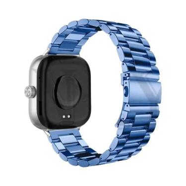 Imagem de Pulseira De Aço Inoxidável Redmi Watch 4 Para Xiaomi Mi Band 8 pro Sma