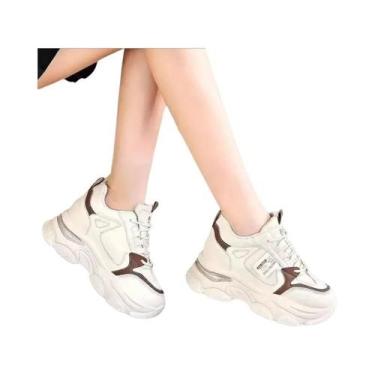 Imagem de Tênis Casuais Femininos De Moda Outono, Leves E Respiráveis, Com Solad