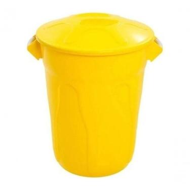 Imagem de Lixeira Redonda Tipo Balde 100 Litros para Resíduos em Ambientes Internos e Externos Hi...