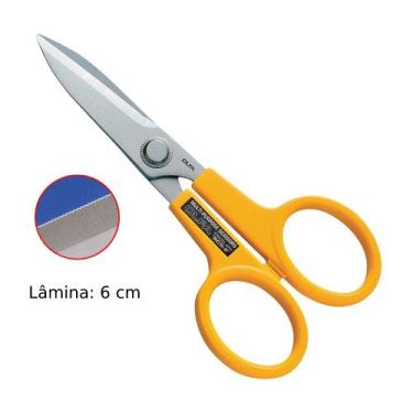 Imagem de Tesoura para Tecido Olfa com Lâmina Aço Inoxidável SCS-2