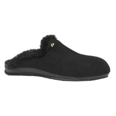 Imagem de Pantufa Feminina Pegada 266005-05 Atoalhado, Preto, 35