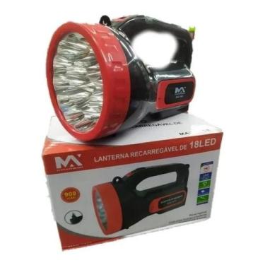 Imagem de Lanterna Recarregavel 18 Led Max Super Brilhante Lanterna Pr - Congrat