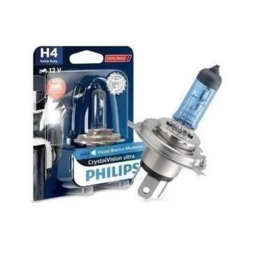 Imagem de Philips Lâmpada Super Branca H4 Crystal Vision Extra Duty - Moto