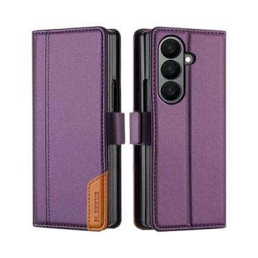 Imagem de Capa Carteira Flip Com Bloqueio RFID Para Samsung Galaxy Z Fold 7 6 5 