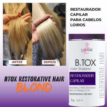 Imagem de Redutor Italiano Alisamento Detok Blonde Escova Alto Impacto - Lissage