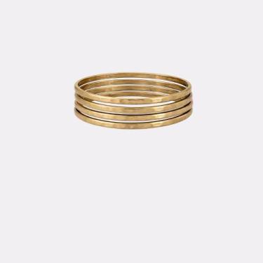 Imagem de Conjunto de Pulseiras Indianas Ouro Envelhecido (5 Argolas) - Loja Da 