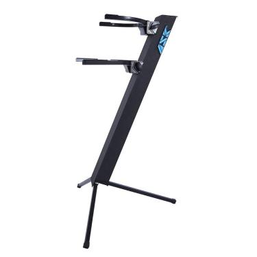 Imagem de Suporte para Teclados Pmd3 para 2 Instrumentos com Estrutura Piramidal Ajustável Preto ASK