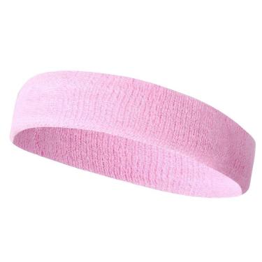 Imagem de Tiara Esportiva Elástica Alta Absorvente de Suor Respirável Alta Elasticidade Rosa OEM