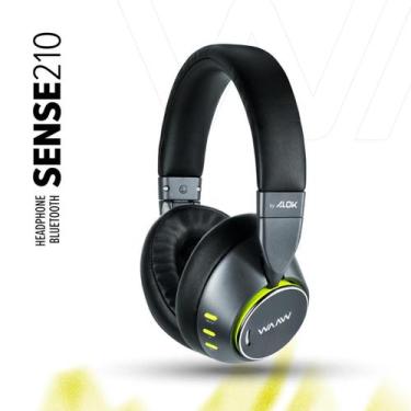 Imagem de Fone de Ouvido Bluetooth WAAW by ALOK Sense 210 Over Ear com Bateria L