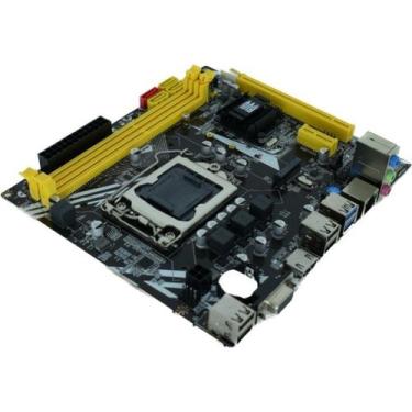Imagem de Placa Mãe Gamer LGA 1155 B75 DDR3 M2 NVMe i3, i5, i7 Lan Gigabit - REV