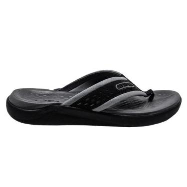 Imagem de Chinelo Masculino Olympikus Tradicional 921, Cinza, Preto, 37/38