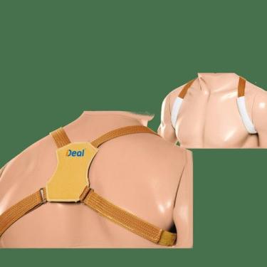 Imagem de Corretor Postural Simples, Cor Bege, Marca: Ideal, P