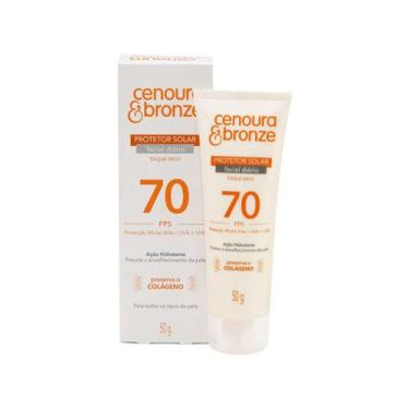 Imagem de Protetor Solar Facial Cenoura & Bronze FPS 70 - Diário 50g, 50g