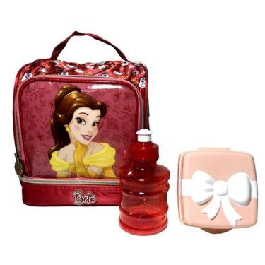 Imagem de Lancheira Escolar Térmica Infantil Princesa Bela - Personagem A Bella 