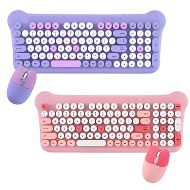 Imagem de Kit Gamer Teclado Semi-Mecânico e Mouse Wireless sem Fio Altomex para Pc com Teclas de...