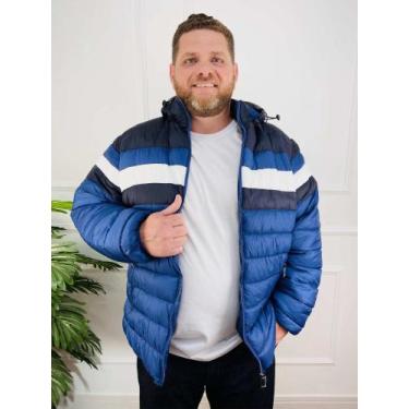 Imagem de Jaqueta Masculina Bobojaco Puffer Nylon Plus Size 560097 568024 - Delk