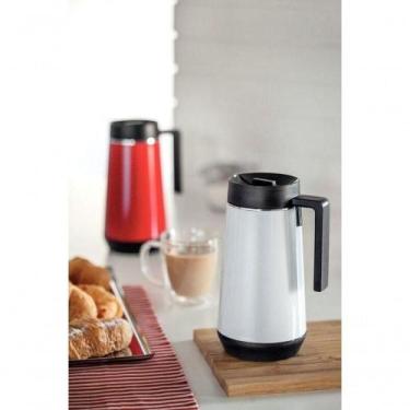 Imagem de Bule Térmico Exata para Café e Chá em Aço Inox 0,75L Branco Tramontina