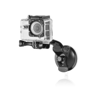 Imagem de Suporte de Sucção para Câmera de Ação Multilaser ES069 Actioncam Atrio Ajustável em Plástico Preto