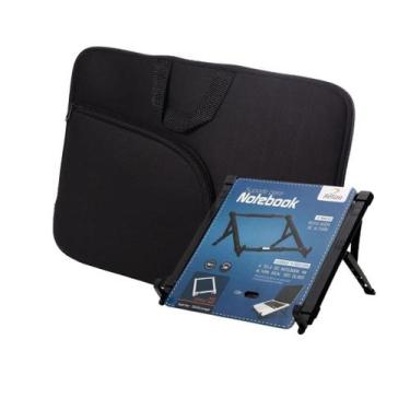 Imagem de Capa Case Pasta Notebook 17.1 Polegadas Resistente + Suporte Notebook 