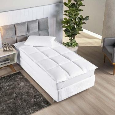 Imagem de Protetor Colchão Pillow Top Premium Solteiro MicroPercal 200 Fios Maci