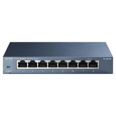 Imagem de Hub Switch TP-Link TL-SG108 8 Portas Rackmount - 10/100/1000MBPS