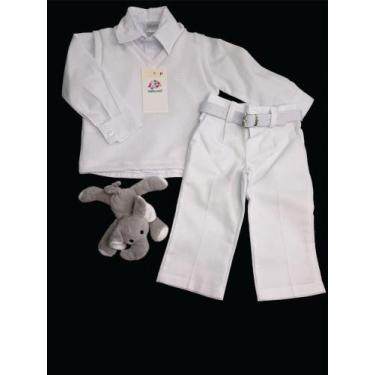 Imagem de Conjunto Social Festa Casamento Bebe Batizado colete calça Bebe menino