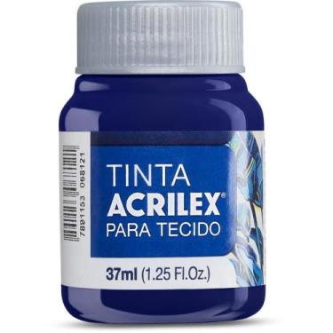 Imagem de Tinta para Tecido Fosca 37ML Azul Marinho - Acrilex
