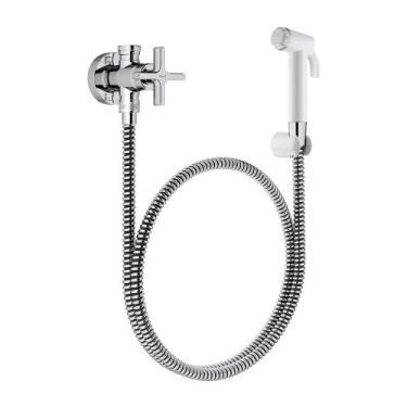 Imagem de Ducha Higiênica Docol Nova Invicta 1523706 com Registro e Derivação Br