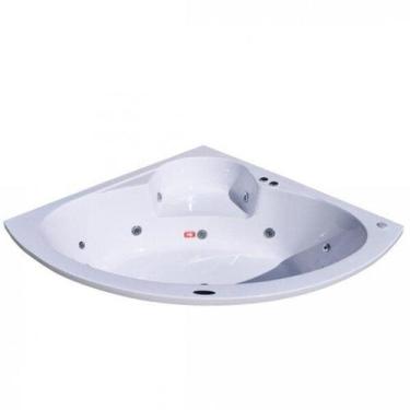 Imagem de Banheira Hidromassagem Astra Copacabana Gran Luxo 143CMX189CMX43CM - 0