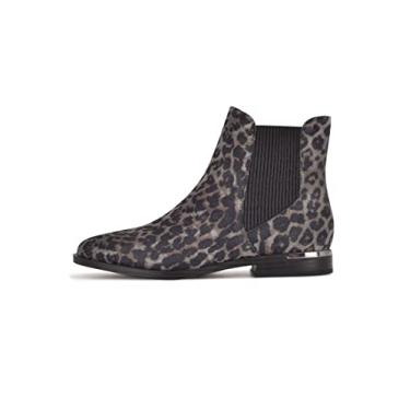 Imagem de NINE WEST Bota feminina gata Chelsea, Cinza Multi, 5.5