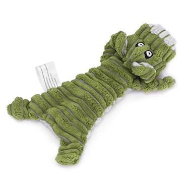 Imagem de 01 Brinquedo de cachorro, brinquedo de mastigar para animais de estimação, brinquedo de pelúcia para cães, brinquedo interativo para animais de estimação, interessante para casa, loja de animais de estimação, para cães e gatos (verde)