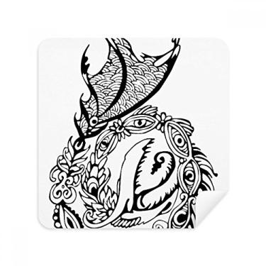 Imagem de China Dragon Line Pintura tradicional óculos de limpeza de tela tecido de camurça pacote com 2