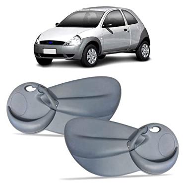 Imagem de FORRO DE PORTA DIANTEIRA CINZA KA 97-07 ELETRICO COM APOIO