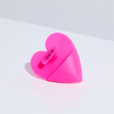 Imagem de Esponja De Silicone Para Limpeza Rosa Facial Heart Sponge - Océane