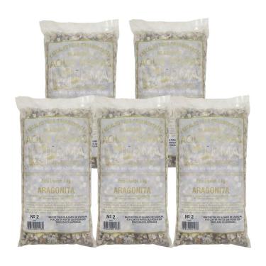 Imagem de Substrato Aragonita para Aquários e Jardins N°2 - 5kg