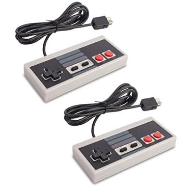 Imagem de Controller with 6 feet Cable for NES Mini Classic Edition Console Wired Joypad & Gamepads for Gaming System，Controller Gamepad Joystick with 1.8m built-in Cable