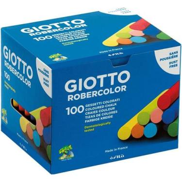 Imagem de Giz Escolar Giotto Robercolor Lettering Cx 100 Coloridos