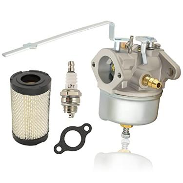 Imagem de Carburador 632615 compatível com motores Tecumseh 632615 632208 632589 H30 H35, com filtro de ar 35066+vela de ignição L7T