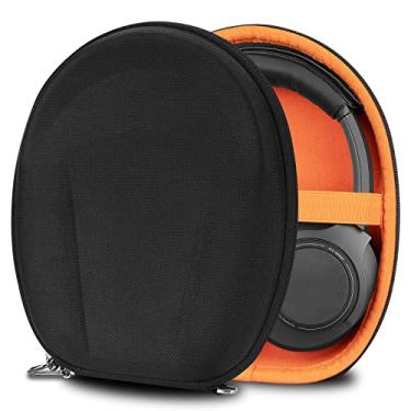 Imagem de Geekria Capa protetora para fones de ouvido compatível com Audio-Technica ATH-ANC7B, ATH-ANC27X, ATH-ANC27, ATH-ANC9, ATH-SR30BT, bolsa rígida de substituição para transporte de viagem com