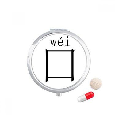 Imagem de Porta-comprimidos, componentes chineses, porta-comprimidos, caixa de armazenamento de remédios