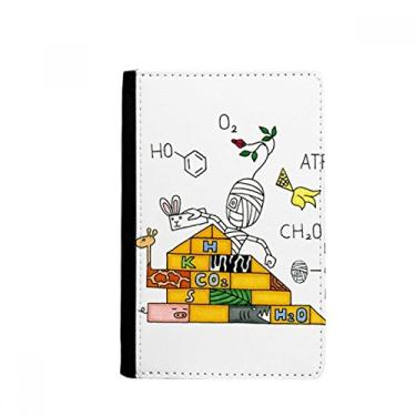 Imagem de Egypt Mummy Horus Química Pirâmide Porta-Passaporte Notecase Burse Capa Carteira Porta-cartões