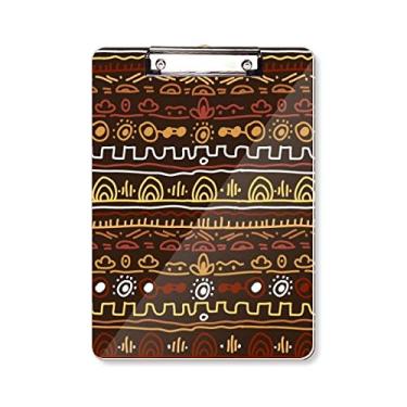 Imagem de Prancheta tribal, estilo aborígene, africano, placa de apoio A4