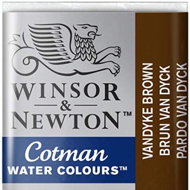 Imagem de Winsor & Newton Tinta aquarela Cotman, meia panela, marrom Vandyke