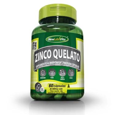 Imagem de Zinco Quelato, 505mg, 60 Cápsulas, New Labs Vita