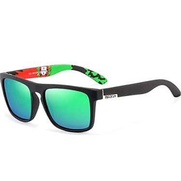 Imagem de Óculos de Sol Masculino Kdeam Hastes Estampadas Proteção uv400 Polarizados (C3)