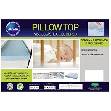 Imagem de Pillow Top Para Berço Viscoelástico Nasa Gel Infusion