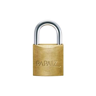 Imagem de Cadeado Cr 20mm Latão Maciço C/ 2 Chaves CR20 Papaiz