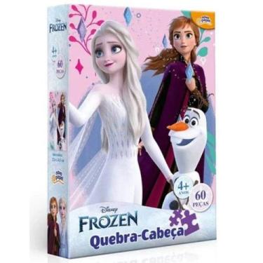 Imagem de Quebra-Cabeça 60 Peças Frozen Toyster 8026