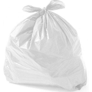Imagem de Saco De Lixo Plástico Branco 15 Litros 100 infectante Clinica