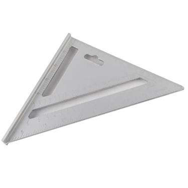 Imagem de QANYEGN Transferidor De Triângulos De Viga De Liga De Alumínio, Medidas De Carpinteiro Quadrado, Régua De 45 Graus Para Projetos Profissionais E De Bricolage.